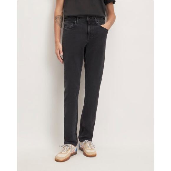 Everlane The Slim 4-Way Stretch Organic Jean in Washed Black 32x32 NWT